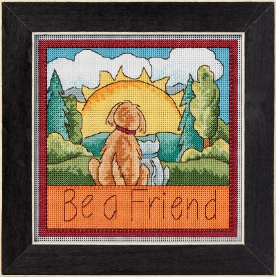click here to view larger image of Be a Friend 2023 (counted cross stitch kit)