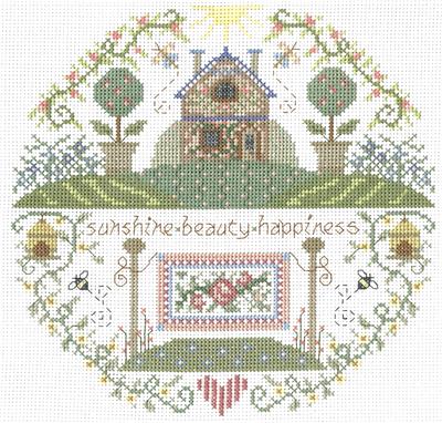 click here to view larger image of Rosebud Quilt Cottage - Gail Bussi (chart)