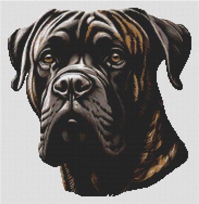 click here to view larger image of Brindle English Mastiff (chart)