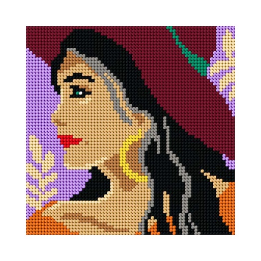 click here to view larger image of Woman Portrait - SA9766 (needlepoint kit)