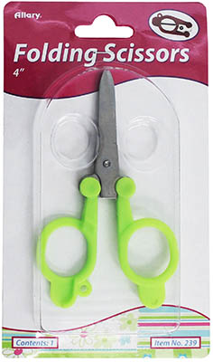 Folding Scissors Green