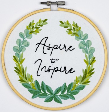click here to view larger image of Aspire - Embroidery (embroidery kit)
