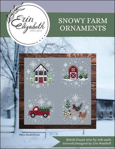 Snowy Farm Ornaments