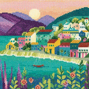 click here to view larger image of Peaceful Harbour, The  (counted cross stitch kit)