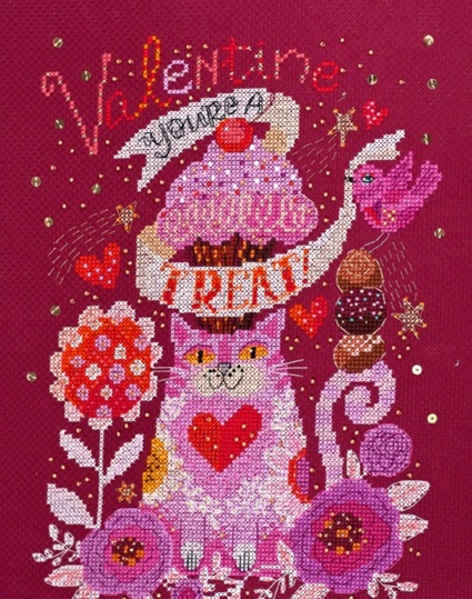 click here to view larger image of Love (counted cross stitch kit)