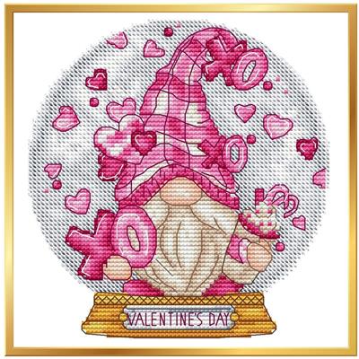 click here to view larger image of Snow Globe Valentine Gnome (chart)