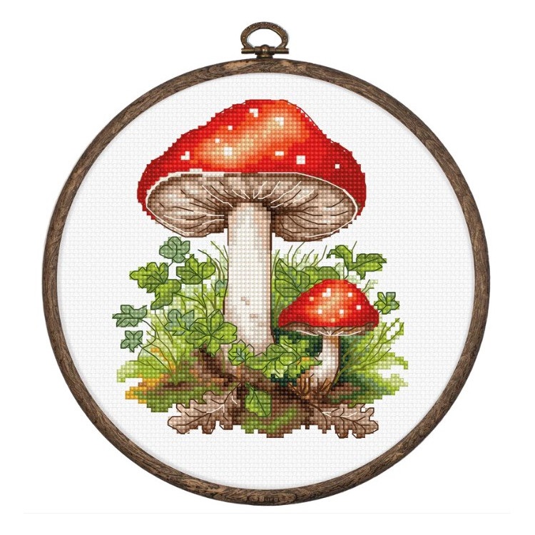 click here to view larger image of Amanita Muscaria (counted cross stitch kit)