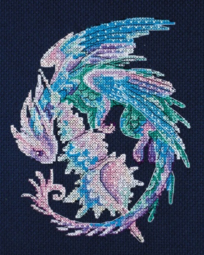 click here to view larger image of Baby Dragon (counted cross stitch kit)