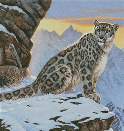 click here to view larger image of Snow Leopard Mountain (Large Crop) (chart)