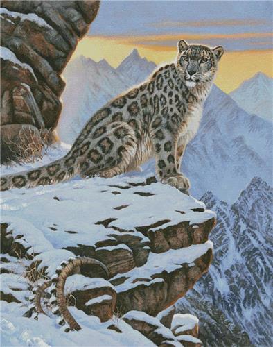 click here to view larger image of Snow Leopard Mountain (Large) (chart)