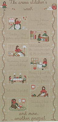 click here to view larger image of Cross Stitchers Week (chart)