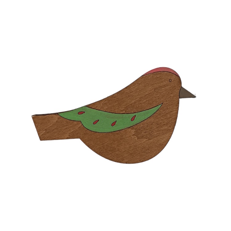 click here to view larger image of Magnetic Needle Holder/Bird/Green (accessory)