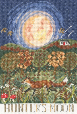 click here to view larger image of Hunters Moon (counted cross stitch kit)
