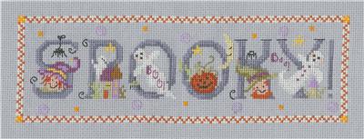 click here to view larger image of Spooky! - Gail Bussi (counted cross stitch kit)
