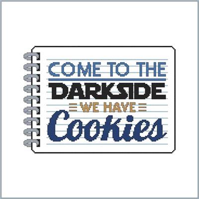 click here to view larger image of Sassy Threads Series II - Come to the Darkside We have Cookies (chart)