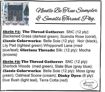 click here to view larger image of Needle Be True Sampler & Smalls Thread Pack (accessory)