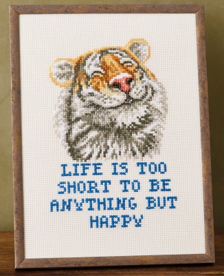click here to view larger image of Anything (counted cross stitch kit)