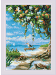 click here to view larger image of Beach Swing (counted cross stitch kit)