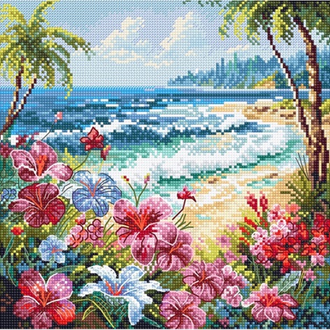 click here to view larger image of Paradise (counted cross stitch kit)