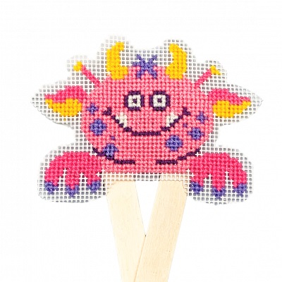click here to view larger image of Mini Monsters HOP - Peggy  (needlepoint kit)