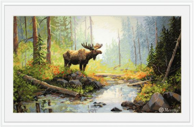 click here to view larger image of Woodland Morning (counted cross stitch kit)