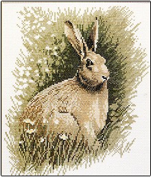 click here to view larger image of Brown Hare (counted cross stitch kit)