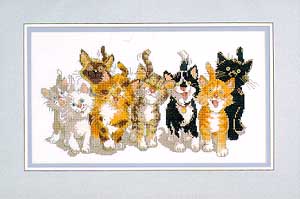 click here to view larger image of Tails of Duckport (counted cross stitch kit)