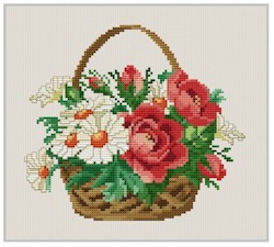 click here to view larger image of Daisy Basket (chart)