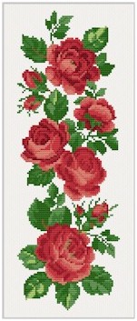 click here to view larger image of Rose Border (chart)