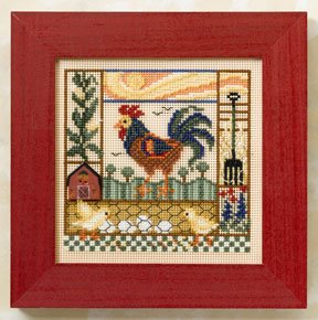 click here to view larger image of Barnyard Morning (2008) (button-bead kit)