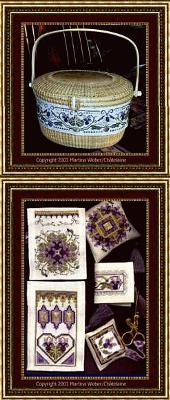click here to view larger image of Nantucket Violets Basket & toys (chart)
