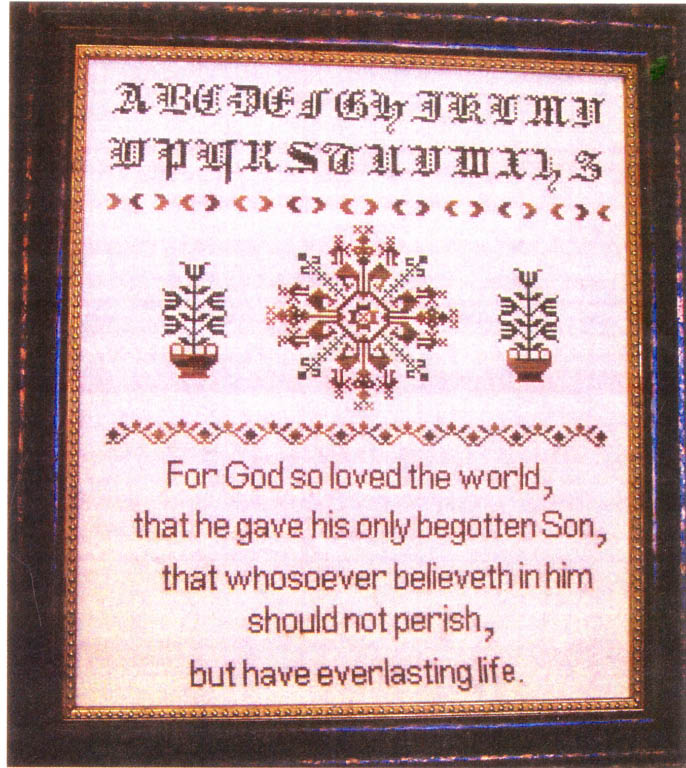 click here to view larger image of Scripture Sampler John 3.16 (chart)