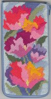 click here to view larger image of Watercolor Poppies Eyeglass (with floss) (needlepoint kits)