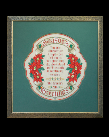 click here to view larger image of Season's Greetings Sampler (chart)