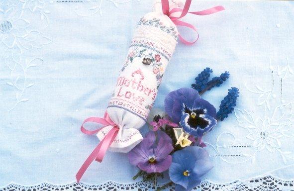 click here to view larger image of Mother's Love Needle Roll, A (counted cross stitch kit)