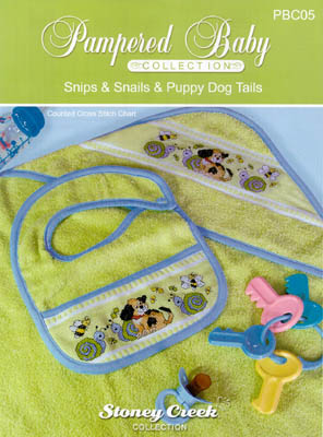click here to view larger image of Snips & Snails & Puppy Dog Tails - Pampered Baby Collection (chart)