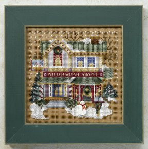 click here to view larger image of Needlework Shop - Christmas Village (counted cross stitch kit)