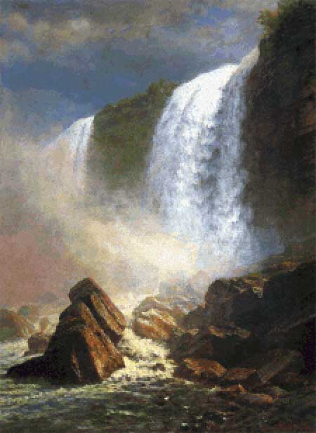 click here to view larger image of Falls of Niagara from Below (chart)