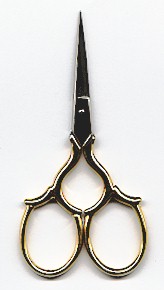 click here to view larger image of Gold handled Epaulette Scissors (accessory)