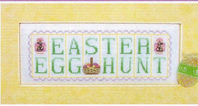 click here to view larger image of Easter Egg Hunt - phrase mini blocks (chart)