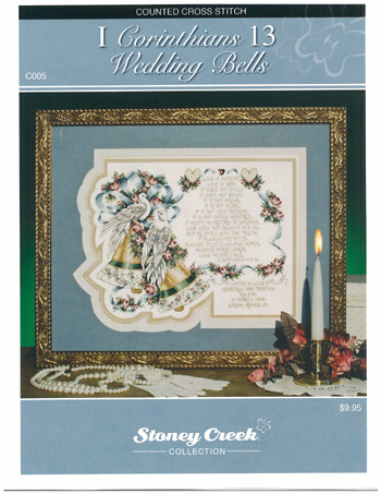 click here to view larger image of I Corinthians 13 - Wedding Bells  (chart)