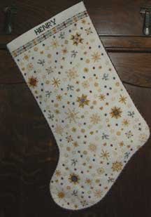 click here to view larger image of Stars In My Crown Christmas Stocking (chart)
