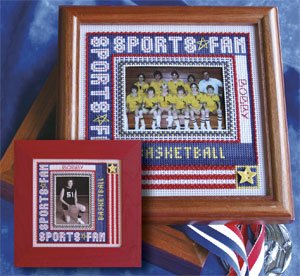 click here to view larger image of Sports Fan Frame - 2009 (counted cross stitch kit)