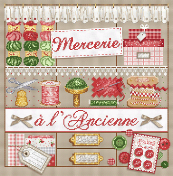 click here to view larger image of Mercerie A L'Ancienne Kit - Aida (chart)
