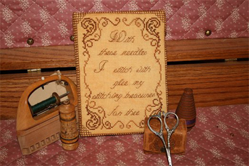click here to view larger image of Grandma's Needlebook (Kit) (counted cross stitch kit)