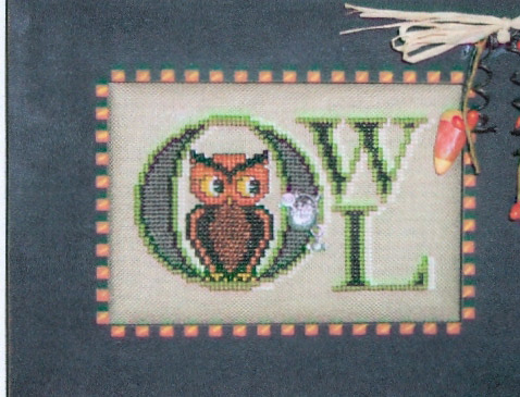 click here to view larger image of Vintage Halloween Owl (chart)