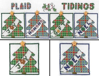 click here to view larger image of Plaid Tidings (chart)