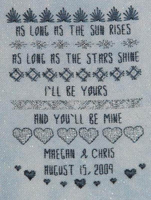 click here to view larger image of Wedding Sampler (chart)