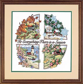 click here to view larger image of Season For Everything, A (stamped cross stitch kit)