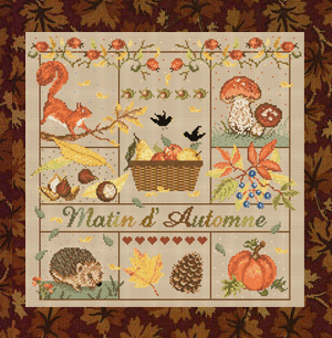 click here to view larger image of Matin d Automne KIT - Aida (counted cross stitch kit)